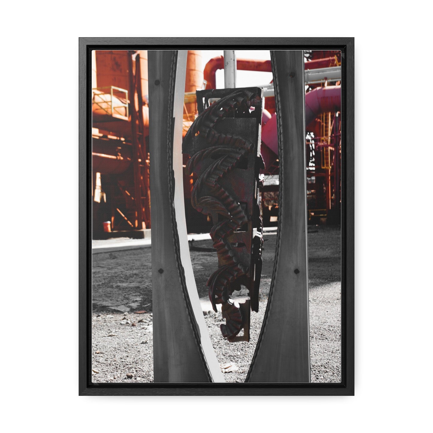 Sloss Furnaces: Iconic Sculpture - Framed Photography Print