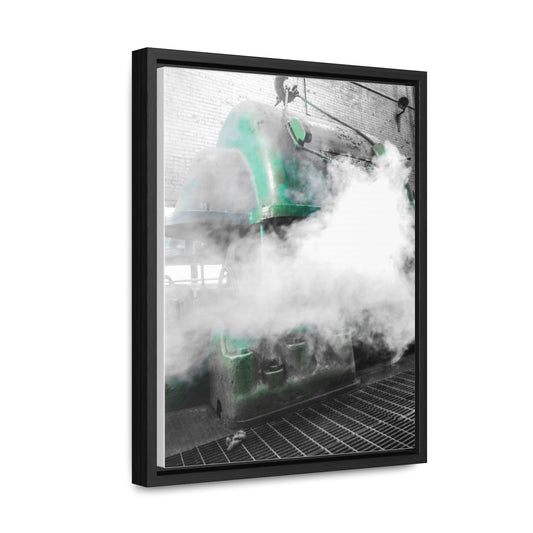 Sloss Furnaces: Steam and Shadows - Framed Photography Print