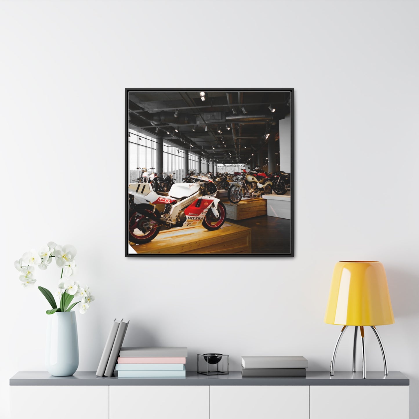 Barber Motorsports Museum: A Tribute to Racing Excellence - Framed Canvas Print