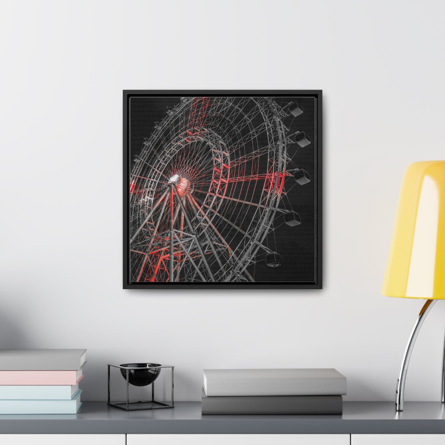 Orlando Eye: A Majestic Perspective - Framed Canvas Print