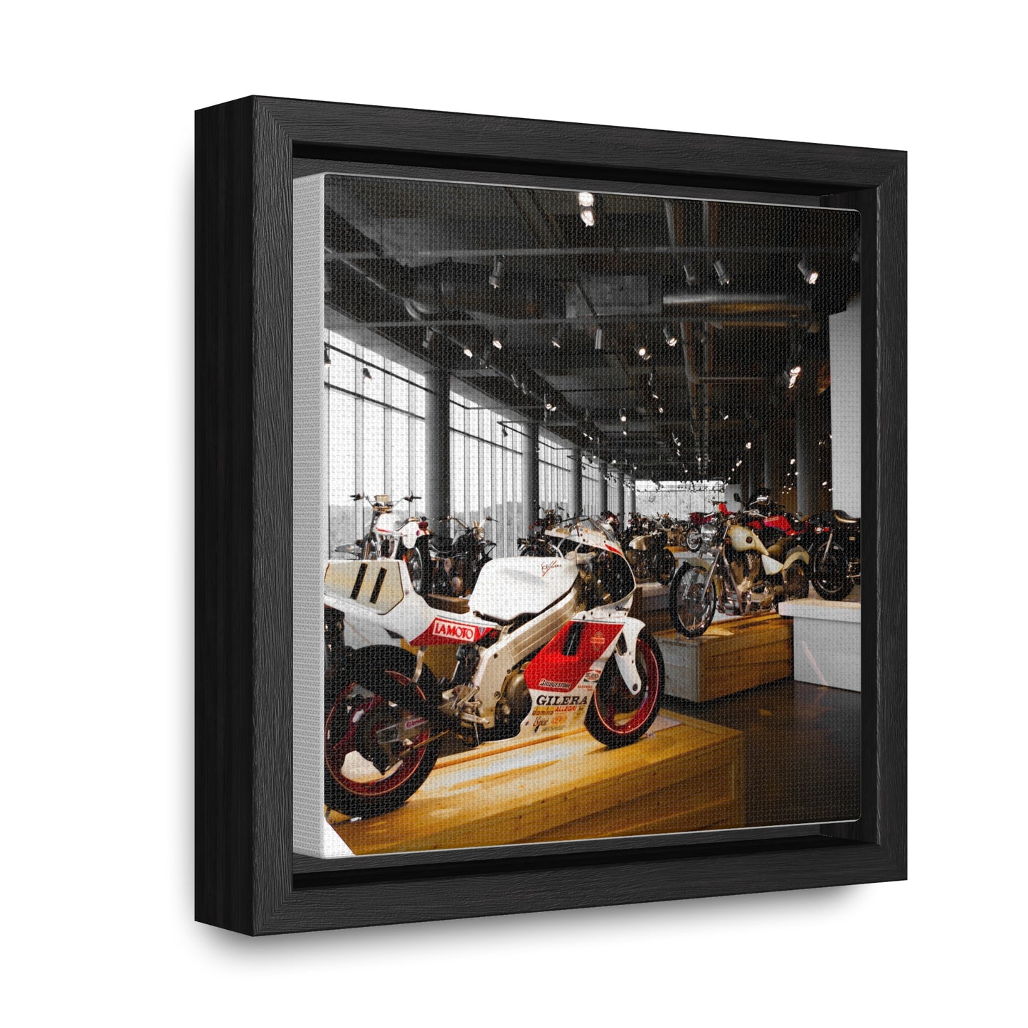 Barber Motorsports Museum: A Tribute to Racing Excellence - Framed Canvas Print