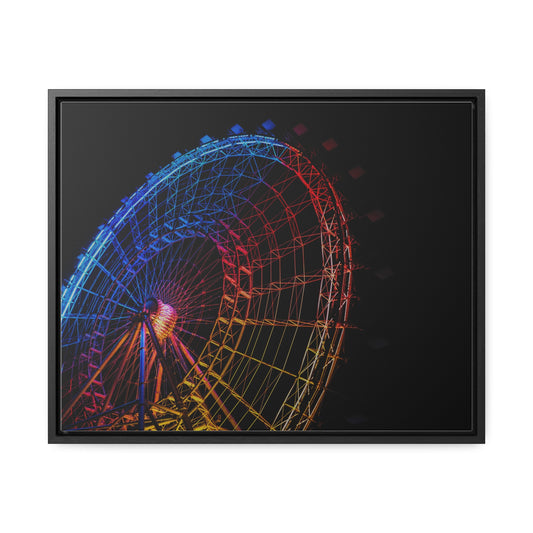 Canvas Wrap Photography Print Orlando Eye Rainbow