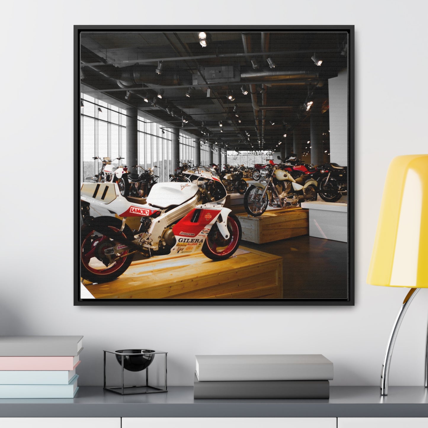 Barber Motorsports Museum: A Tribute to Racing Excellence - Framed Canvas Print