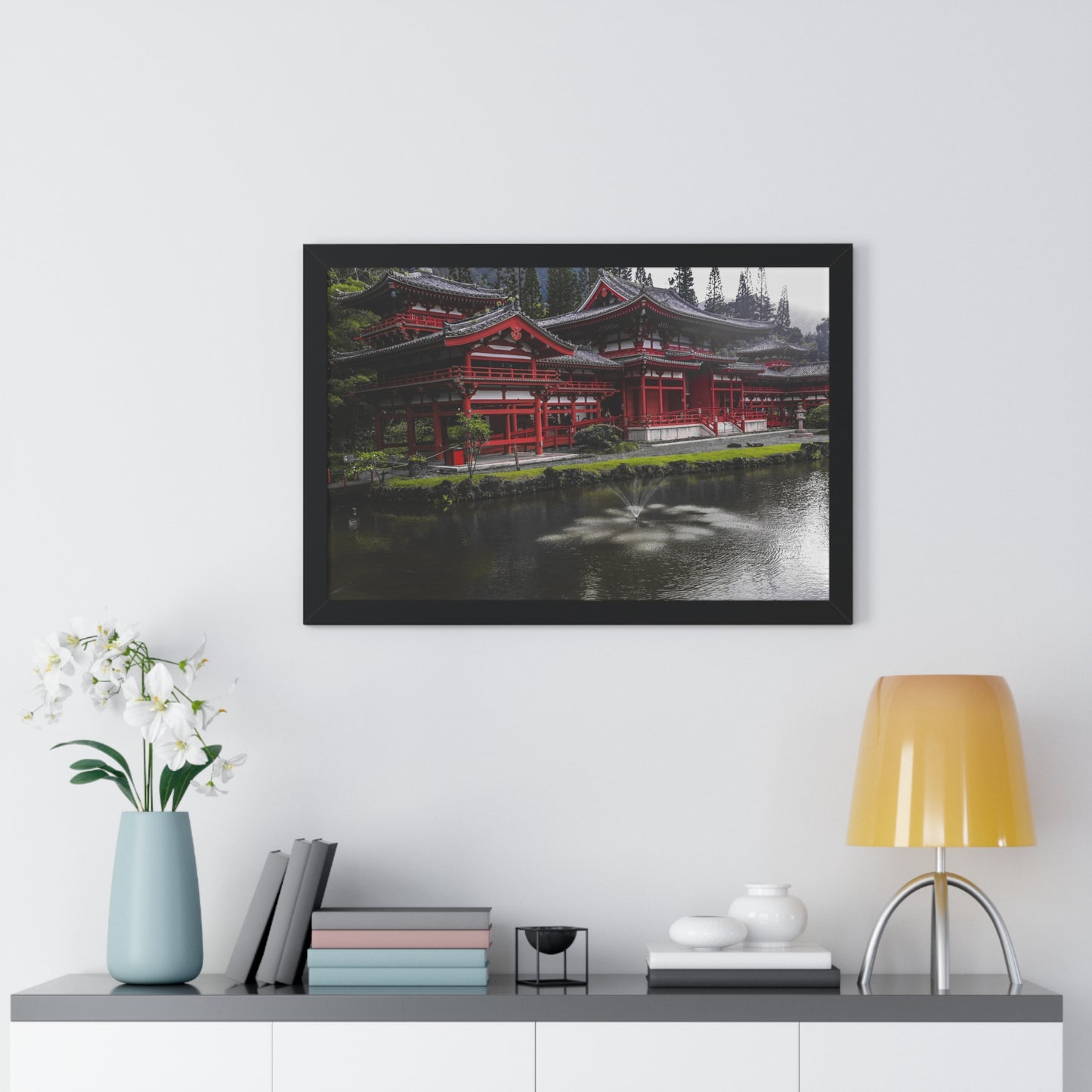 Serenity in Nature: Hawaii Japanese Temple - Photography Print