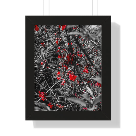 Vertical Poster - Cheekwood Gardens Red Floral Photography Print