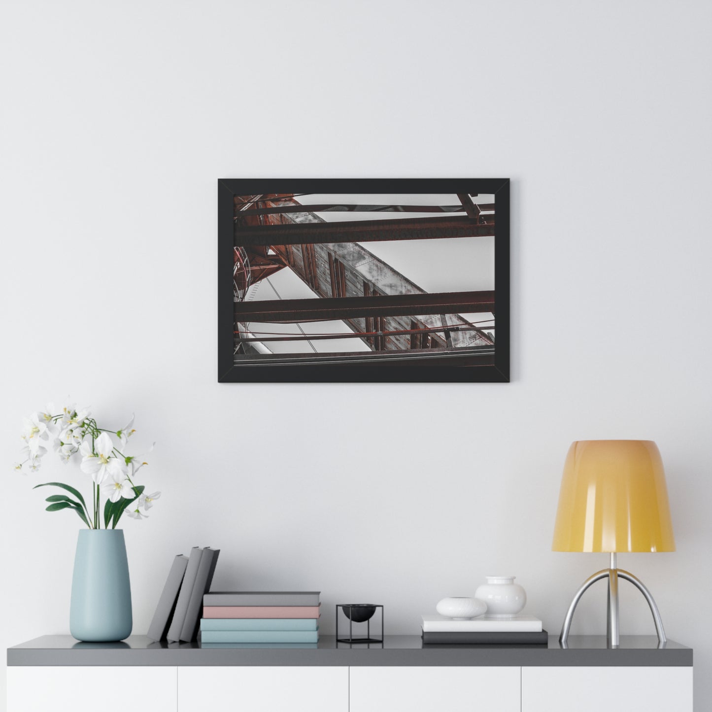 Sloss Furnaces Industrial Landscape - Framed Print