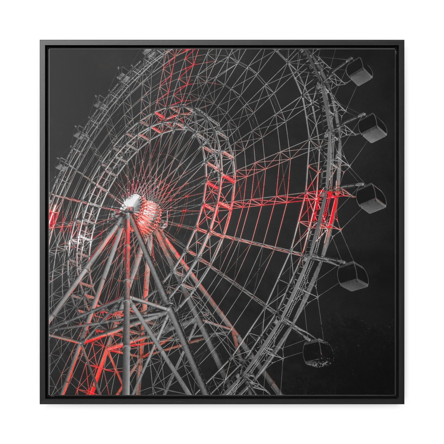 Orlando Eye: A Majestic Perspective - Framed Canvas Print