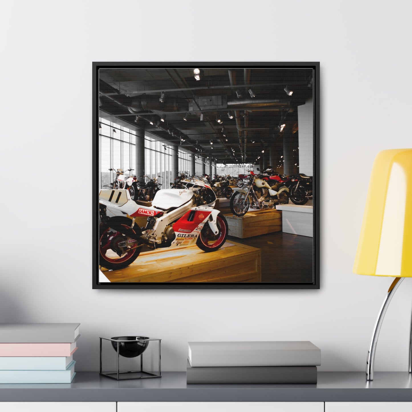 Barber Motorsports Museum: A Tribute to Racing Excellence - Framed Canvas Print