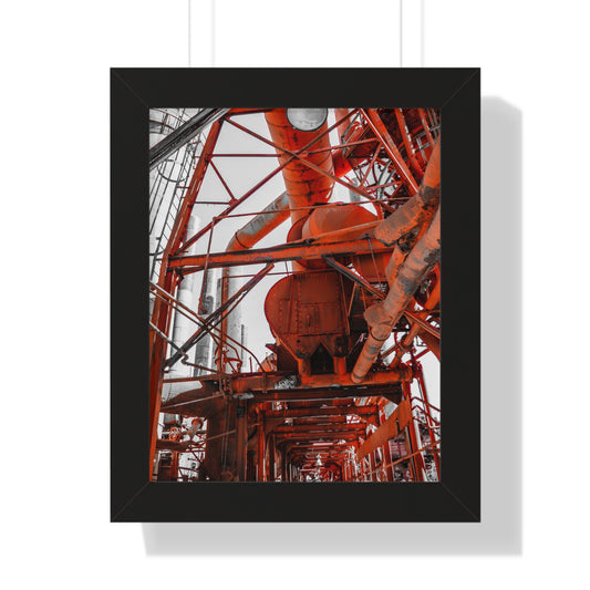 Sloss Furnaces: The Spirit of Iron - Framed Print