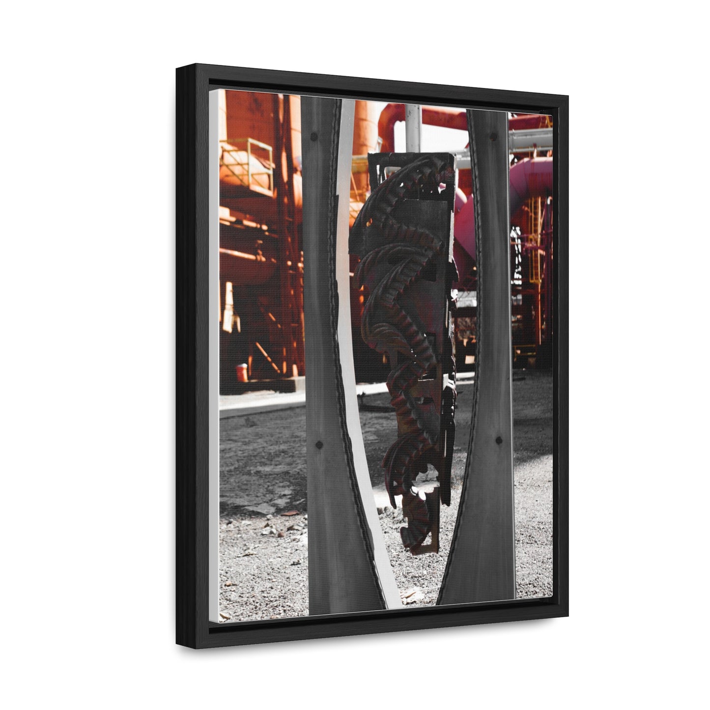 Sloss Furnaces: Iconic Sculpture - Framed Photography Print