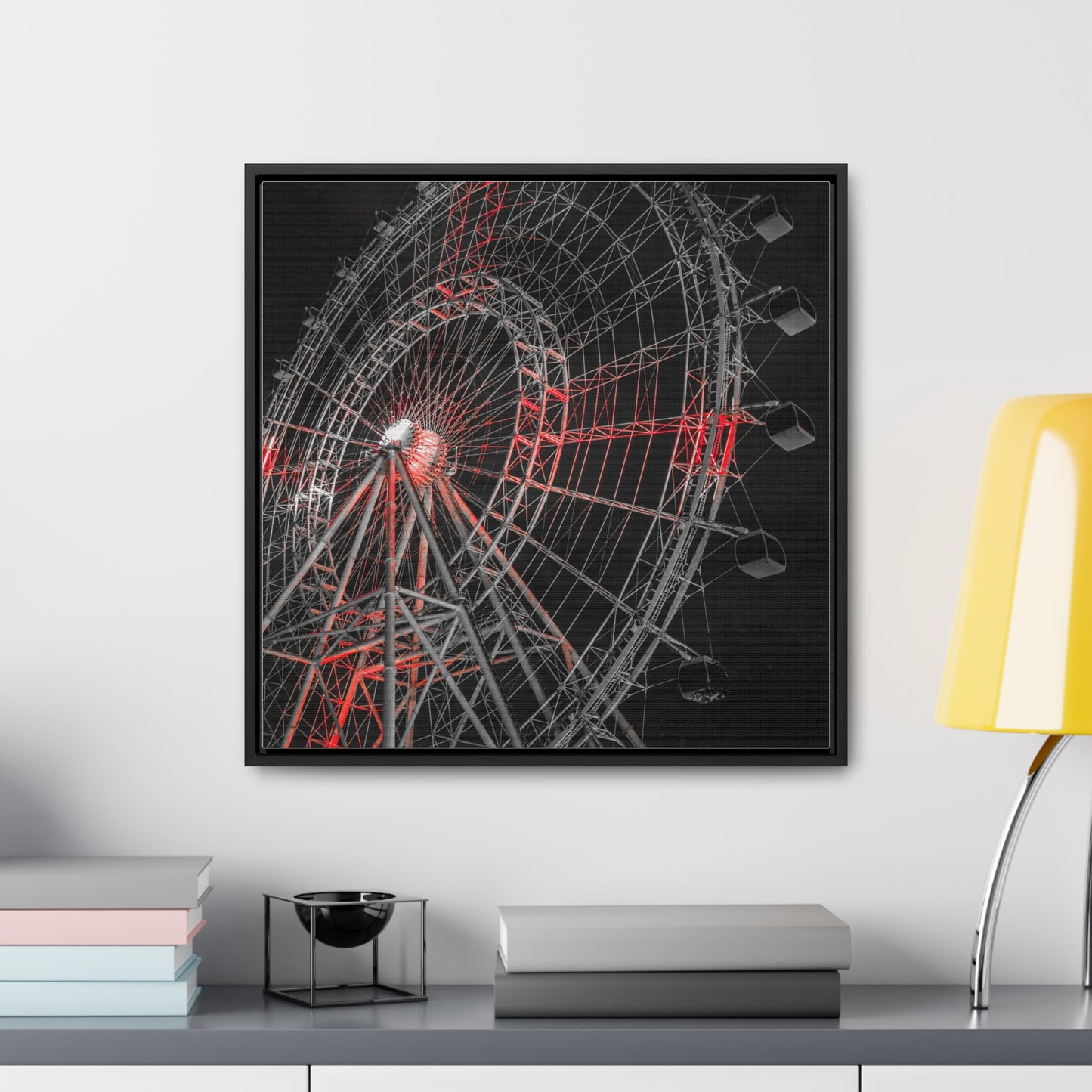 Orlando Eye: A Majestic Perspective - Framed Canvas Print