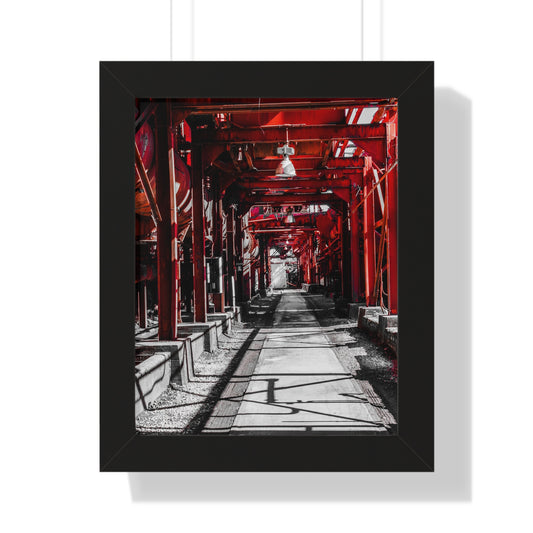 Sloss Furnaces: The Industrial Giant - Framed Print