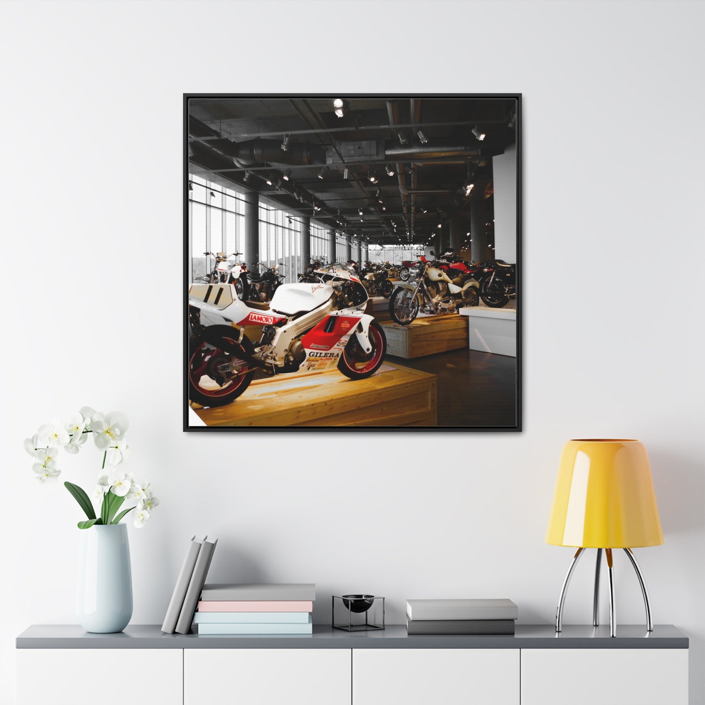 Barber Motorsports Museum: A Tribute to Racing Excellence - Framed Canvas Print