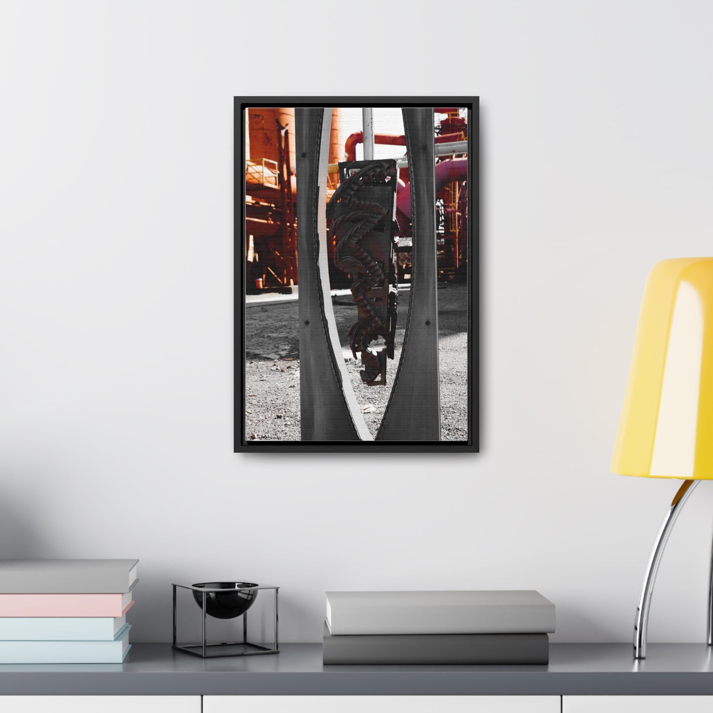 Sloss Furnaces: Iconic Sculpture - Framed Photography Print