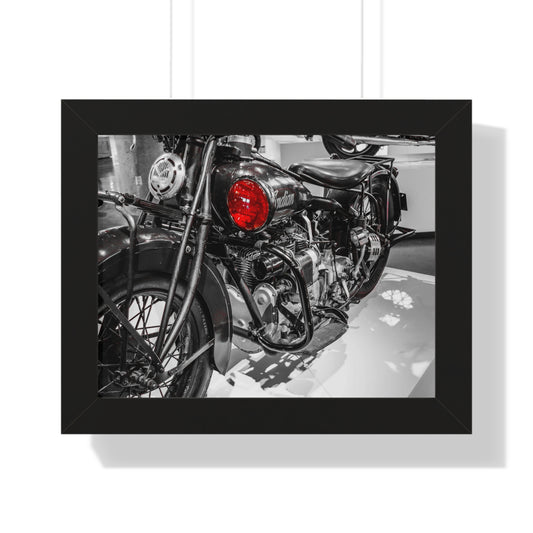 Indian Motorcycle at the Barber Vintage Motorsports Museum - Framed Print
