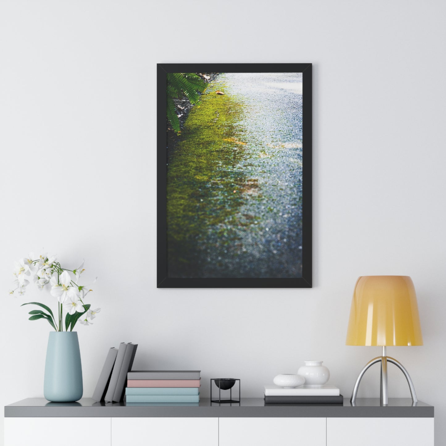 Moss-Covered Pathway Photography Print
