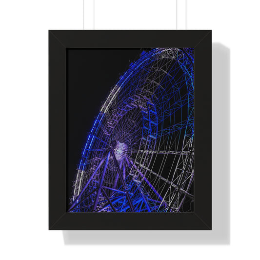 Orlando Eye Illuminated at Night - Framed Photography Print