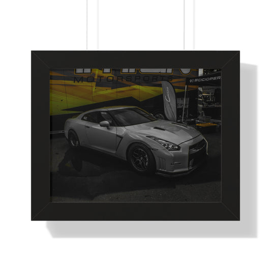 Performance Icon: GTR at the Car Show - Framed Photography Print