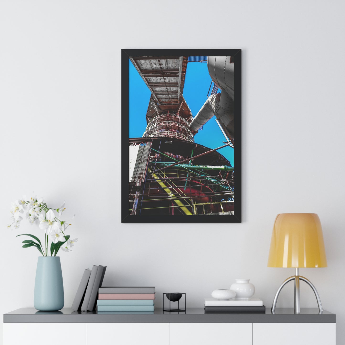 Sloss Furnaces: A Tribute to Industrial Heritage - Framed Print