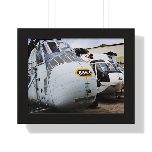Pearl Harbor Museum: Helicopter Heritage - Framed Print
