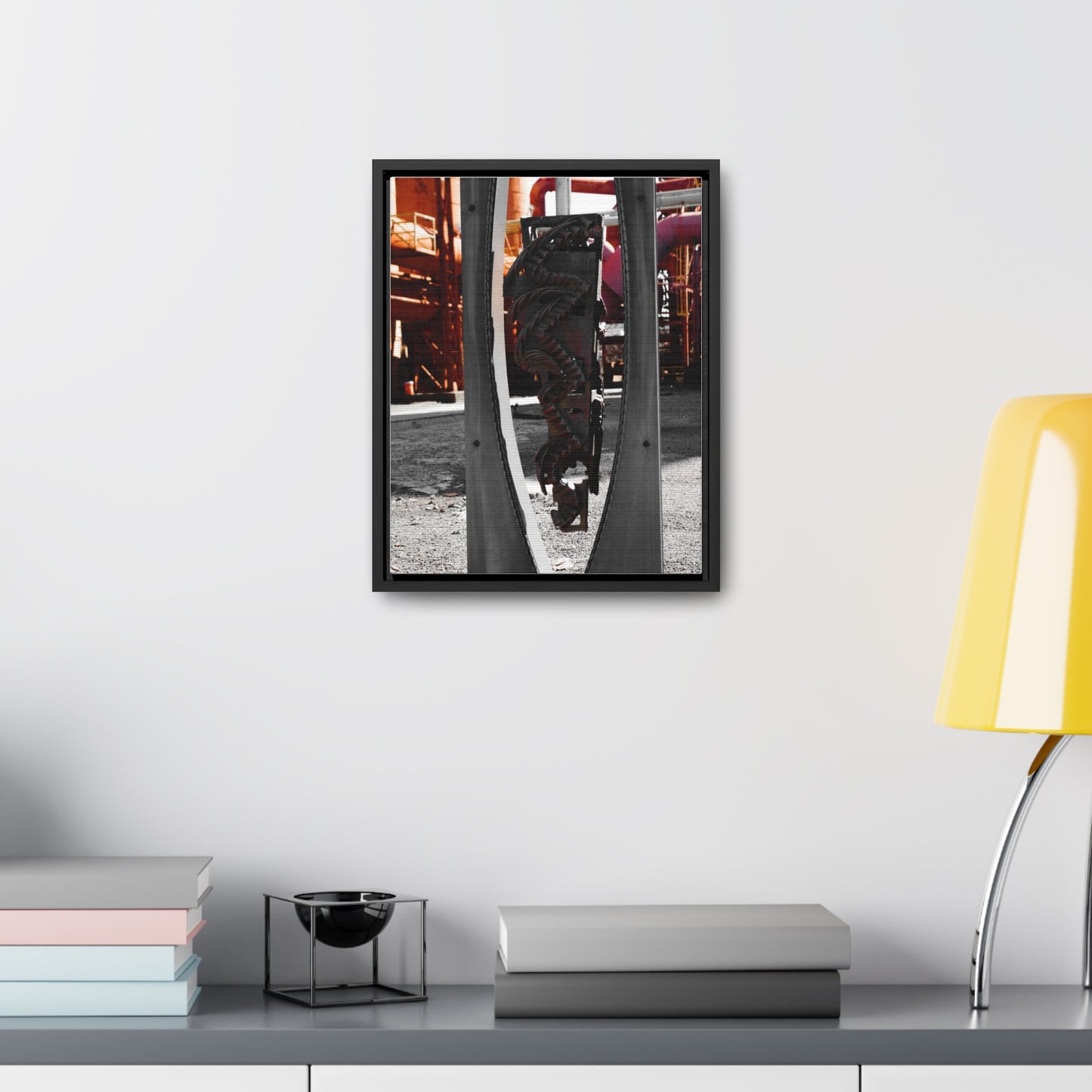 Sloss Furnaces: Iconic Sculpture - Framed Photography Print