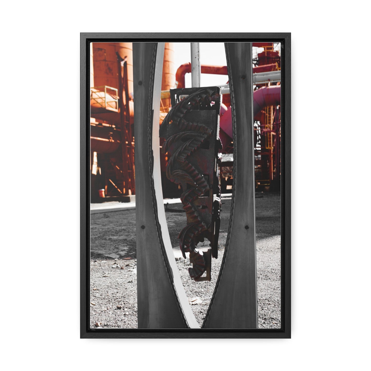 Sloss Furnaces: Iconic Sculpture - Framed Photography Print