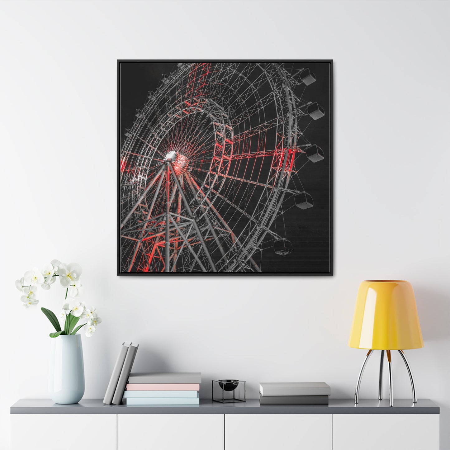 Orlando Eye: A Majestic Perspective - Framed Canvas Print