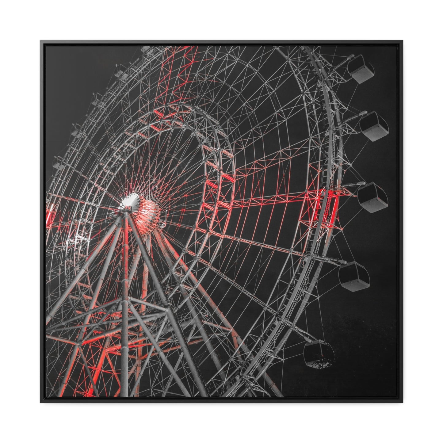 Orlando Eye: A Majestic Perspective - Framed Canvas Print