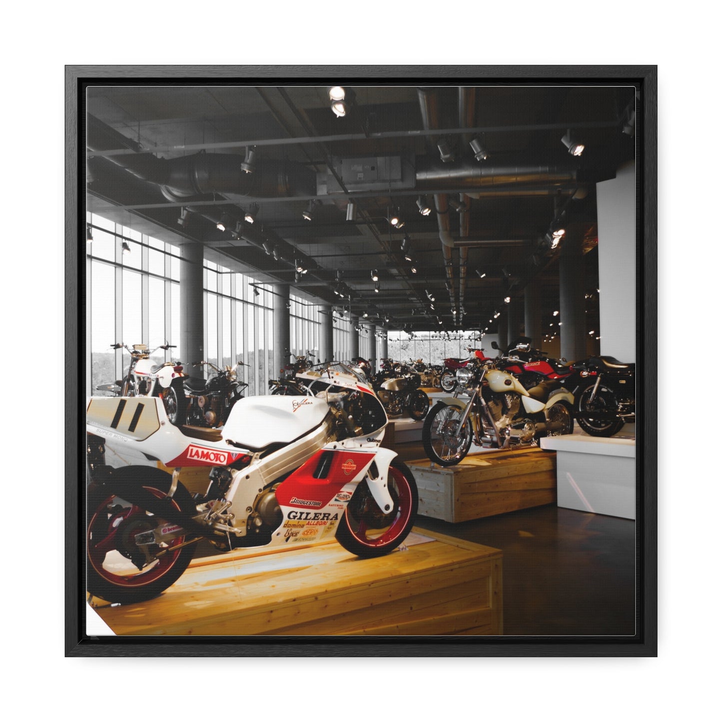 Barber Motorsports Museum: A Tribute to Racing Excellence - Framed Canvas Print