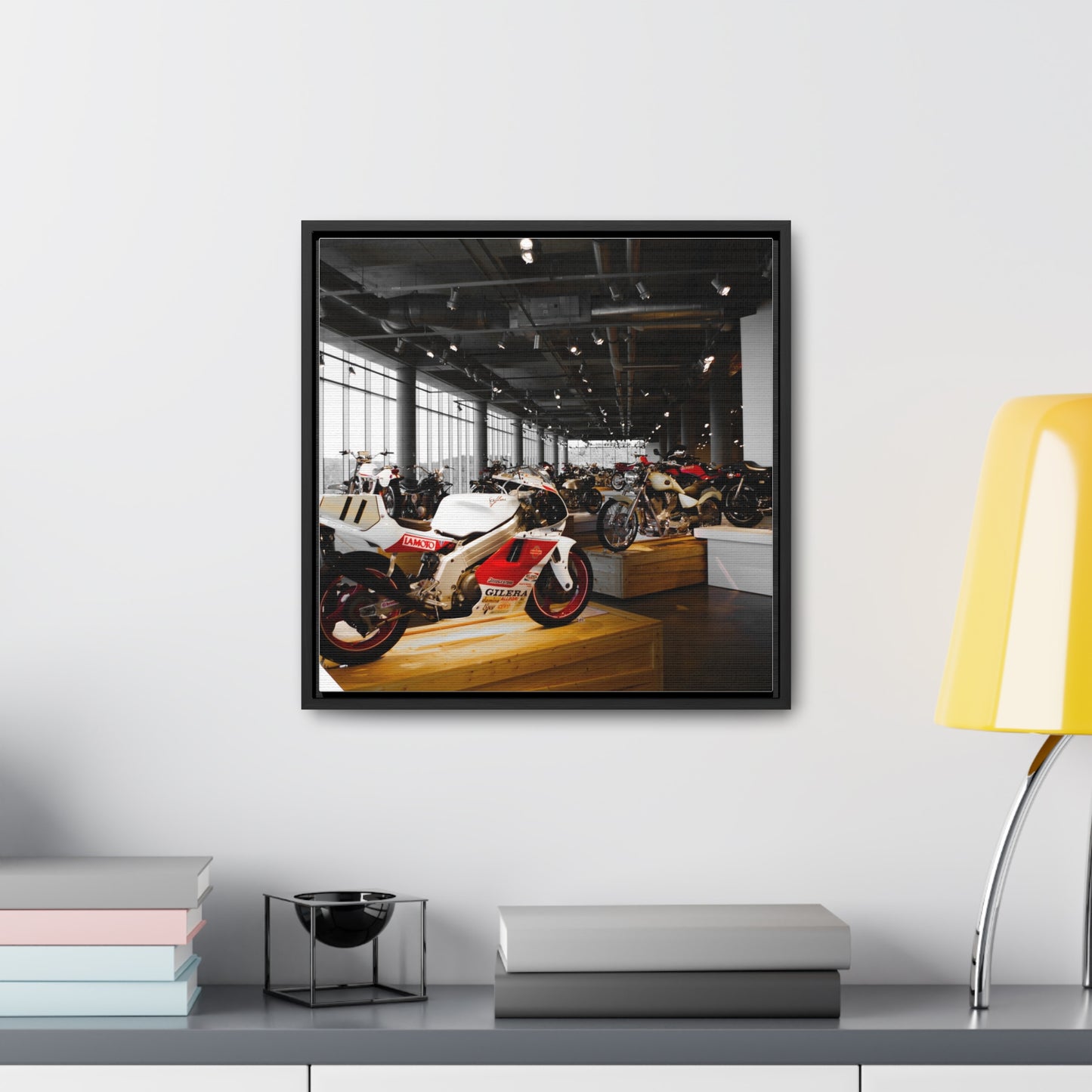 Barber Motorsports Museum: A Tribute to Racing Excellence - Framed Canvas Print