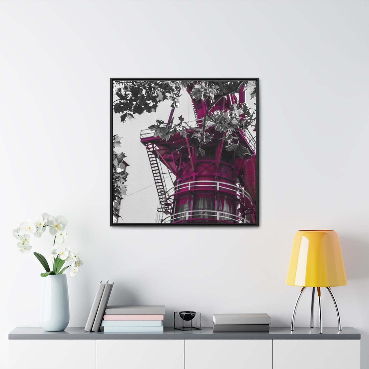 Sloss Furnaces: A Glimpse into History - Framed Canvas Print