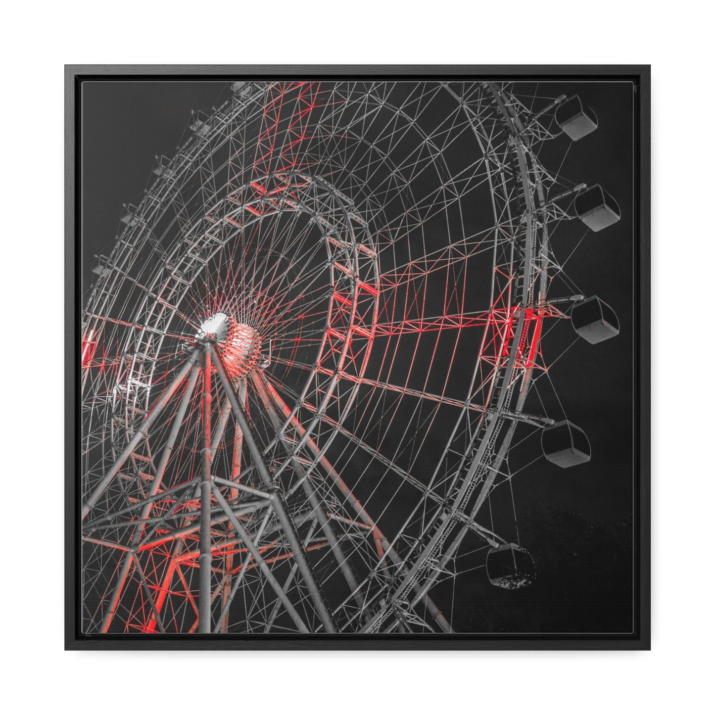 Orlando Eye: A Majestic Perspective - Framed Canvas Print
