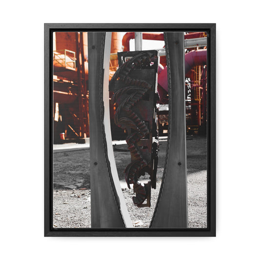 Sloss Furnaces: Iconic Sculpture - Framed Photography Print