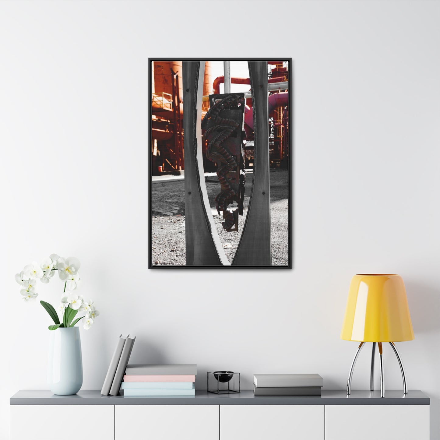 Sloss Furnaces: Iconic Sculpture - Framed Photography Print