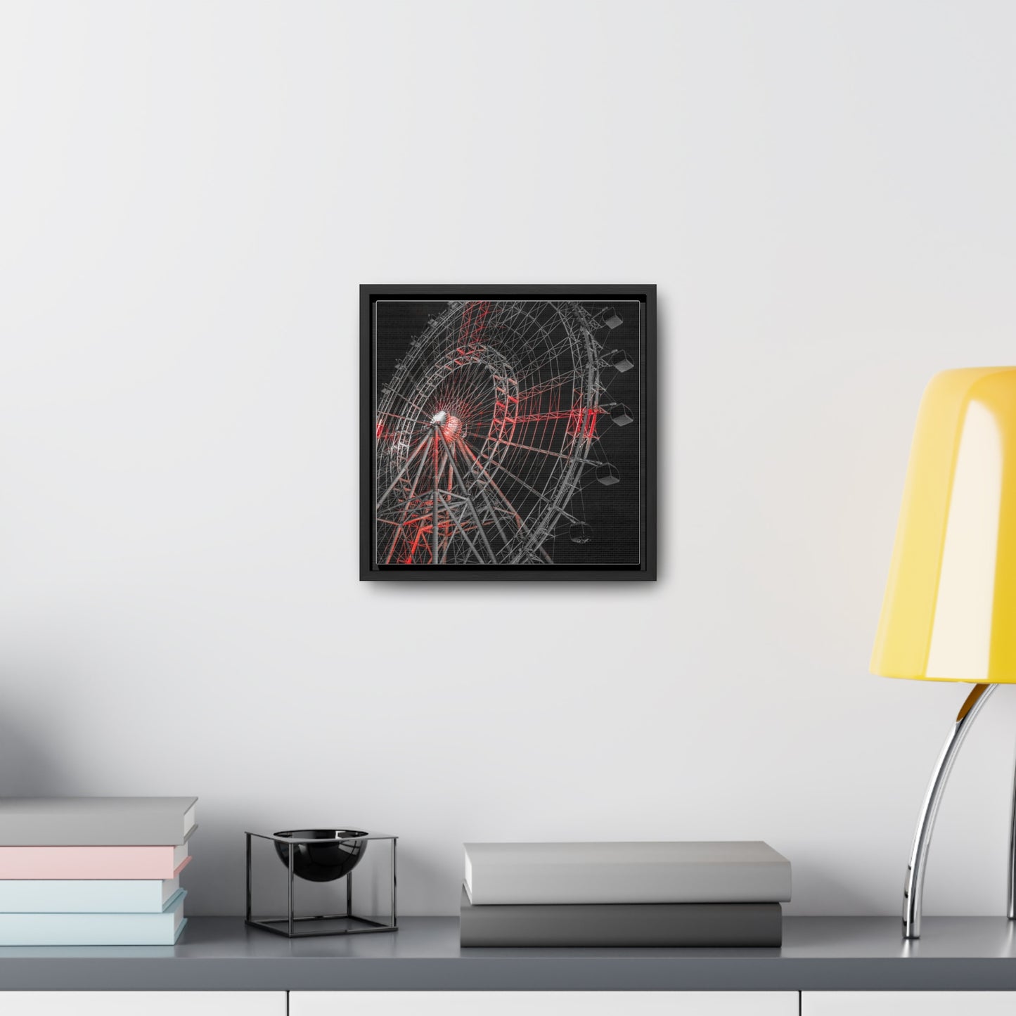 Orlando Eye: A Majestic Perspective - Framed Canvas Print