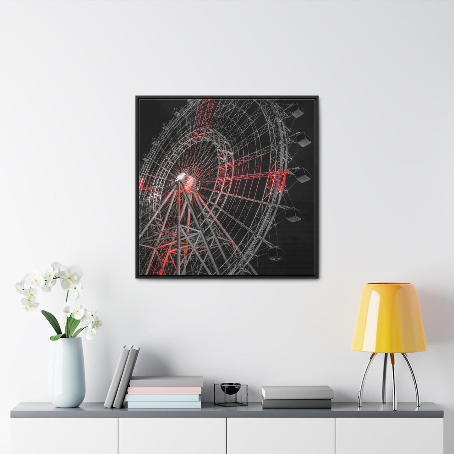 Orlando Eye: A Majestic Perspective - Framed Canvas Print