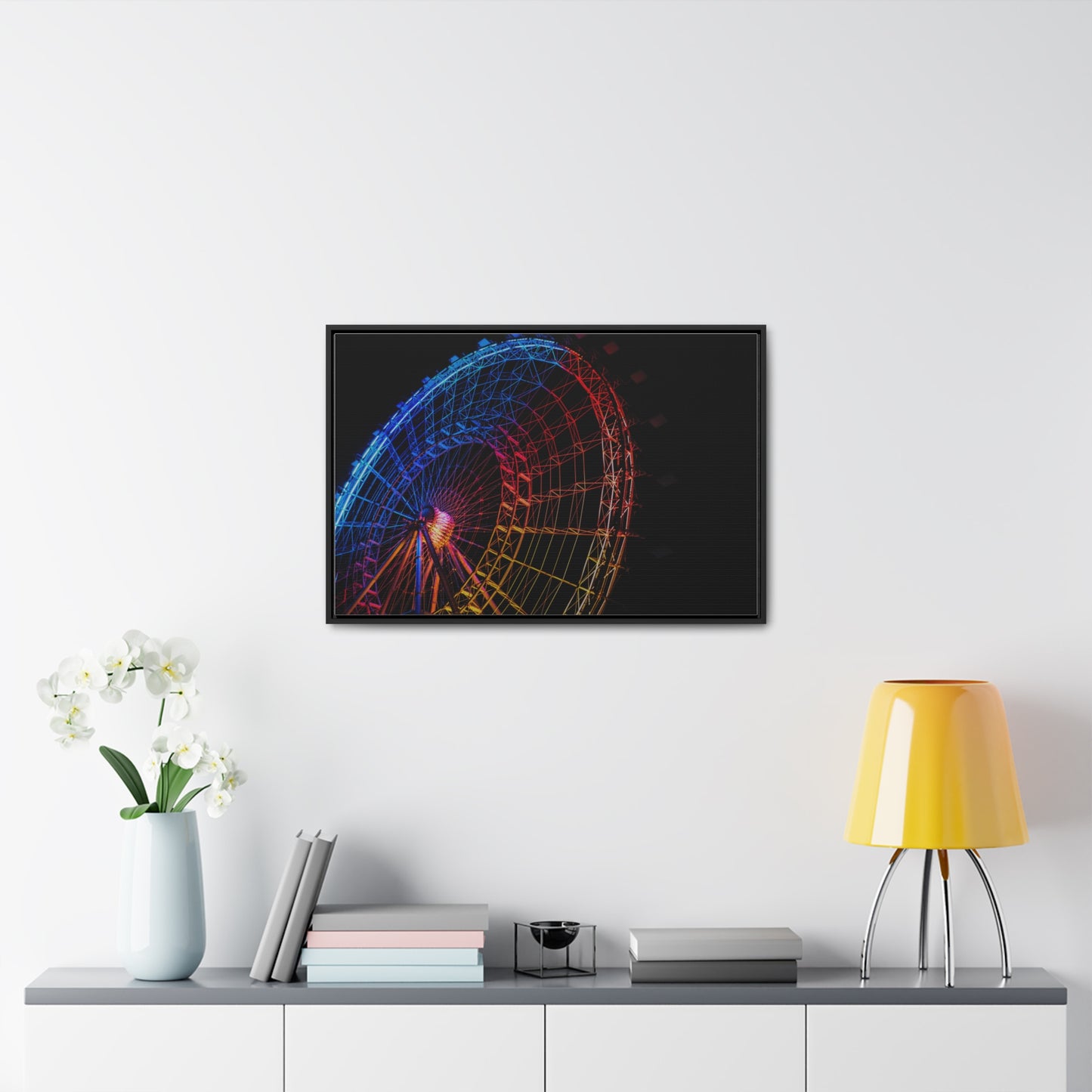 Canvas Wrap Photography Print Orlando Eye Rainbow