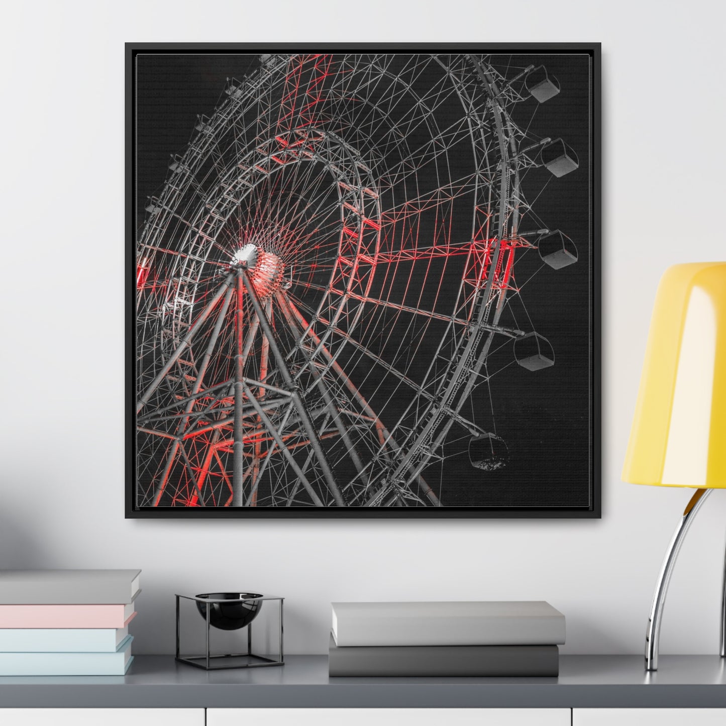 Orlando Eye: A Majestic Perspective - Framed Canvas Print