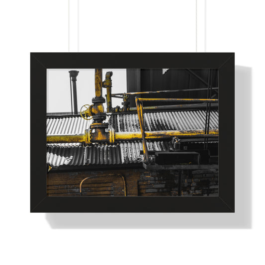 Sloss Furnaces: Heritage of Strength - Framed Print