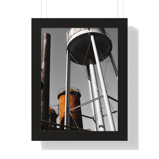 Sloss Furnaces: A Testament to Industry - Framed Print