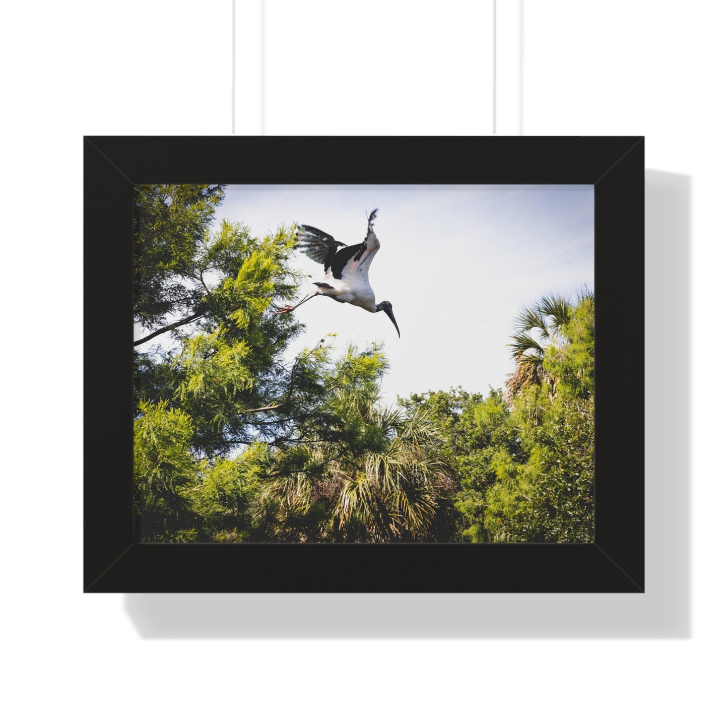 Majestic Presence: A Rhino by the Water - Framed Photography Print