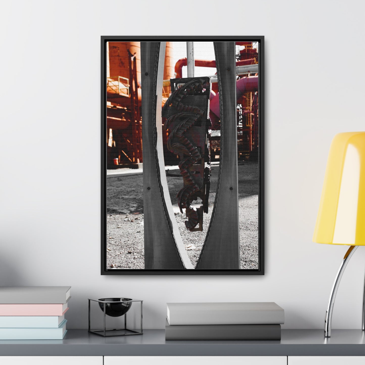 Sloss Furnaces: Iconic Sculpture - Framed Photography Print
