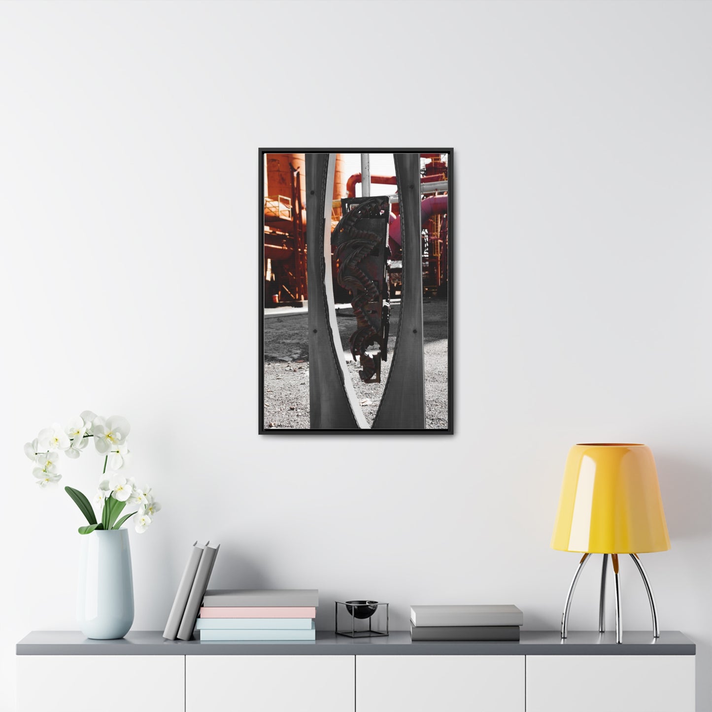 Sloss Furnaces: Iconic Sculpture - Framed Photography Print