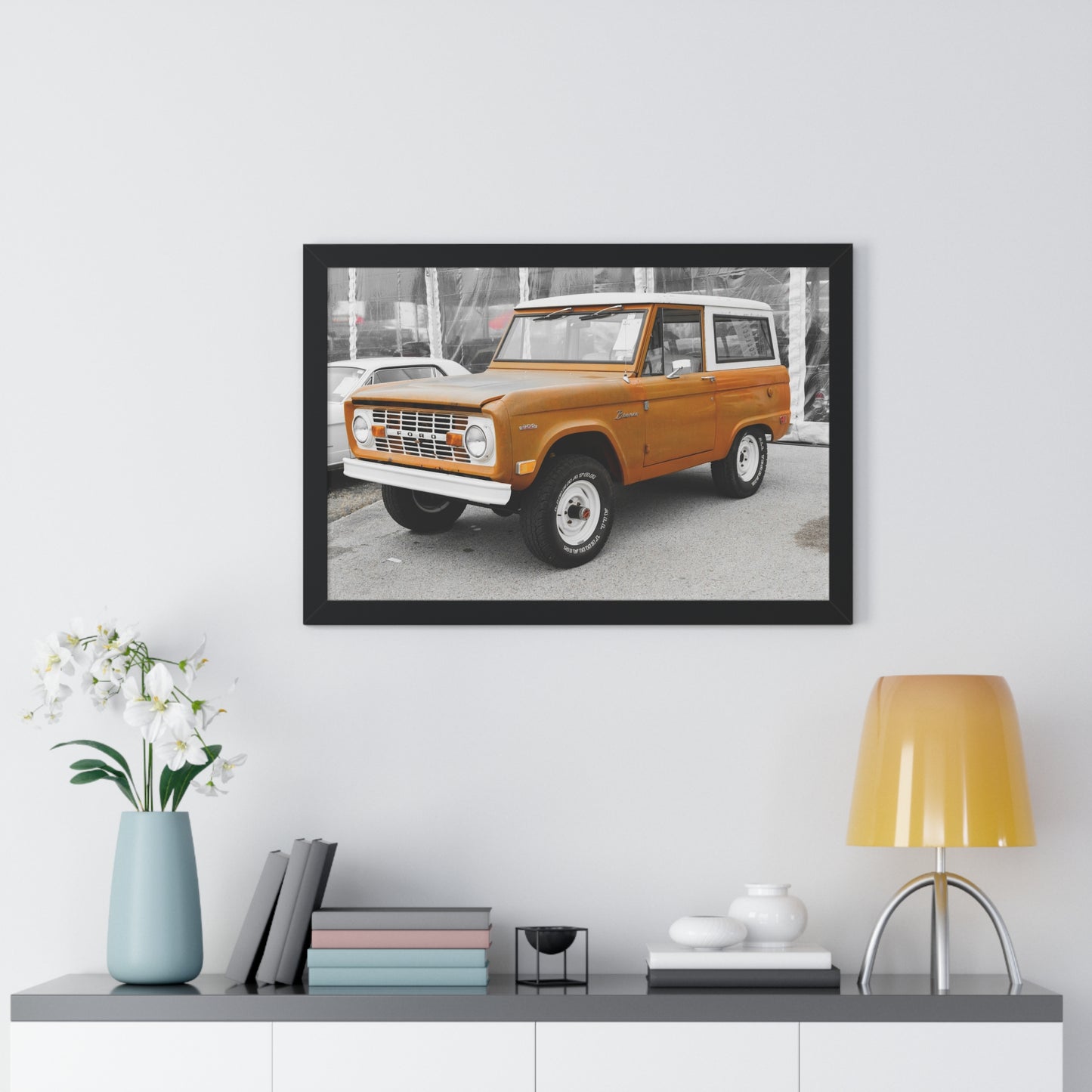 Classic Ford Bronco Photography Print - Mecum Auto Auction Showcase