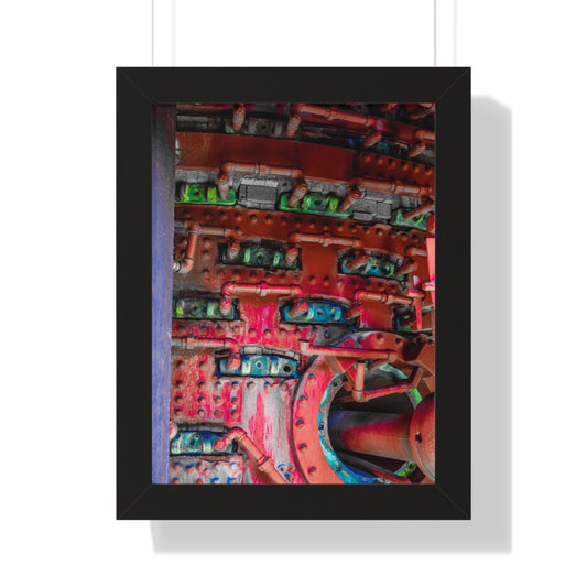 Sloss Furnaces: The Power of Iron - Framed Print