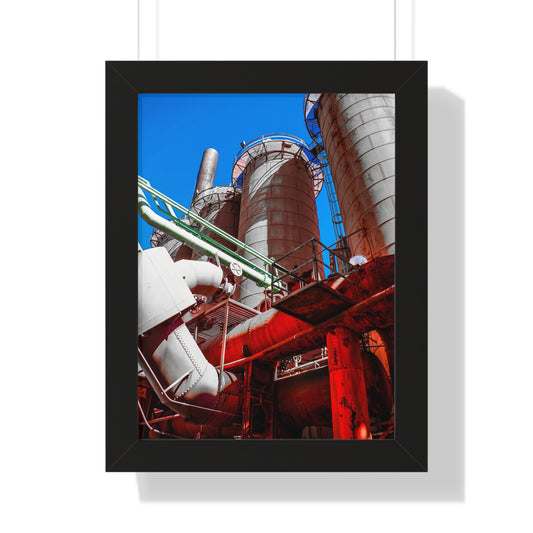 Sloss Furnaces: Industrial Majesty - Framed Print