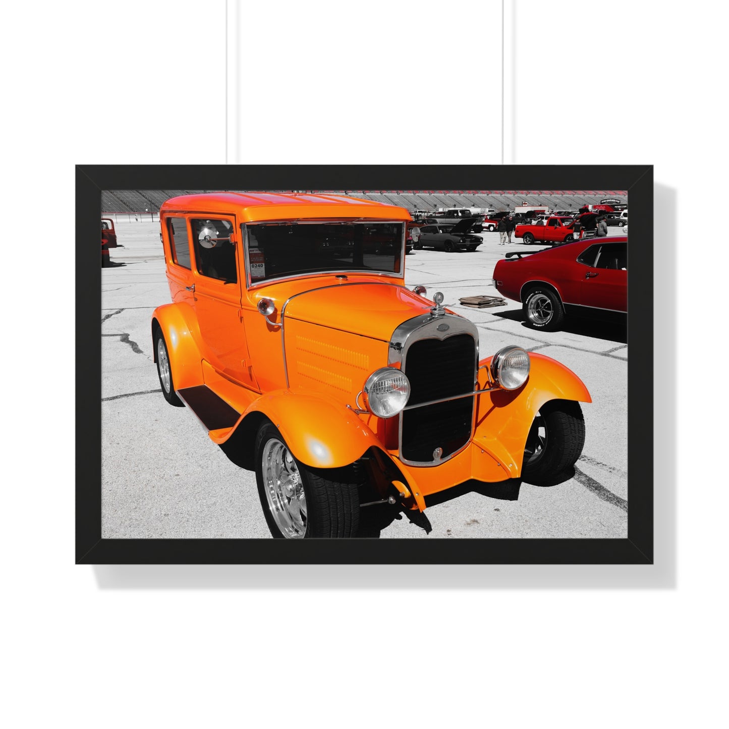 Timeless Beauty: Antique Car at the Goodguys Car Show, TX - Photography Print