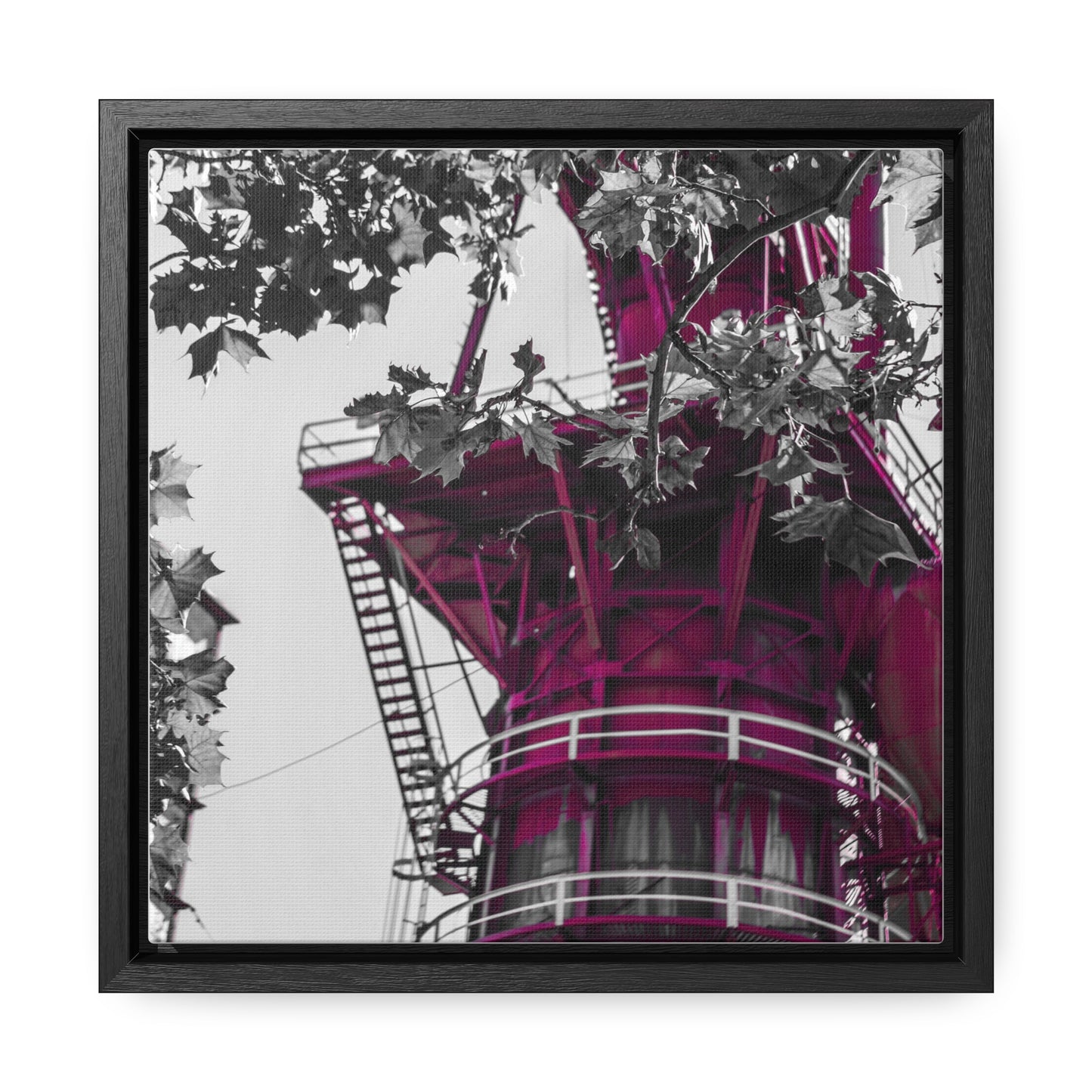 Sloss Furnaces: A Glimpse into History - Framed Canvas Print