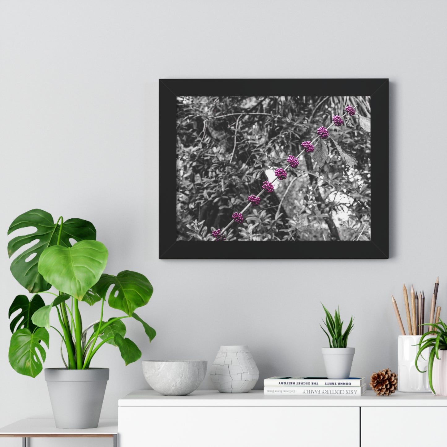 Vibrant Purple Berries Photography Print