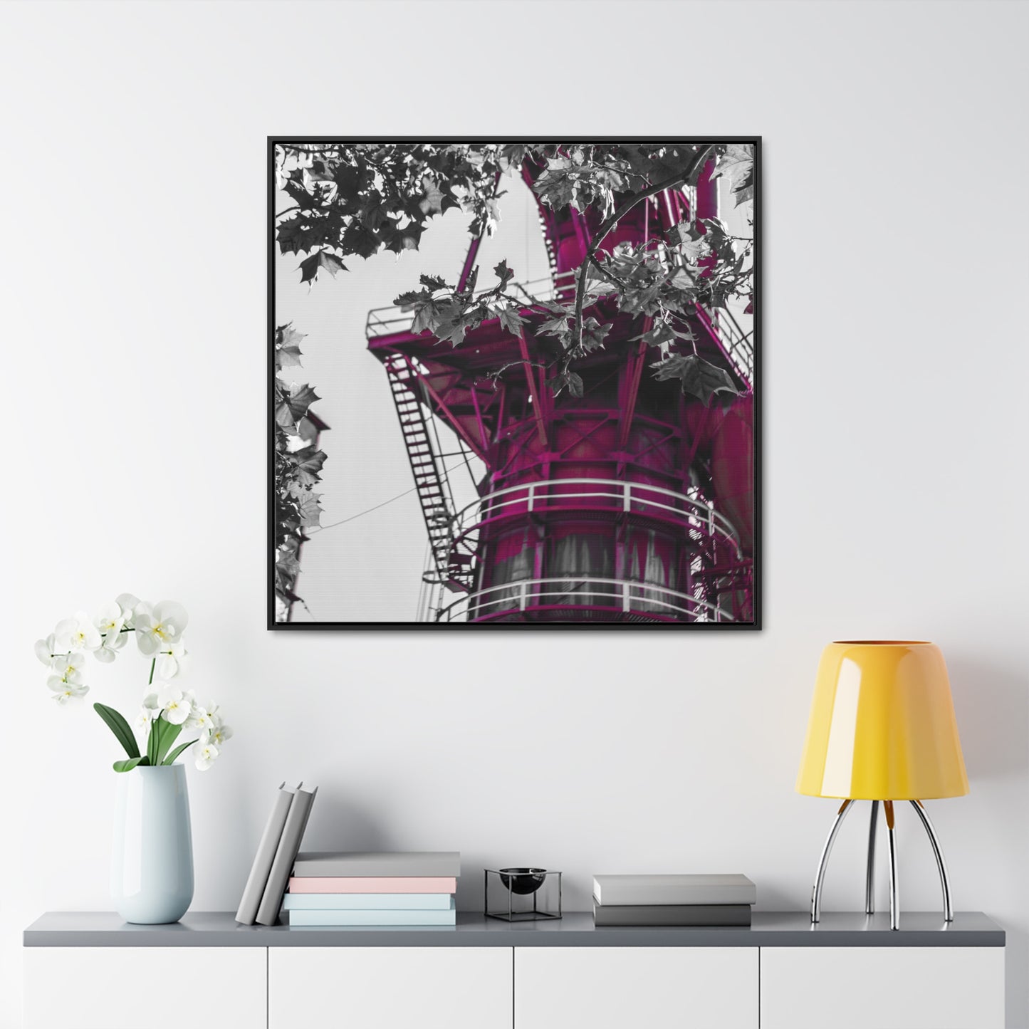 Sloss Furnaces: A Glimpse into History - Framed Canvas Print